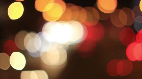 Moving car lighting,defocus Stock Footage 39936145