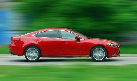 Moving car Stock Photos
