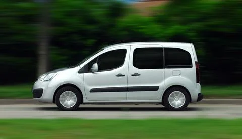 Moving car Stock Photos