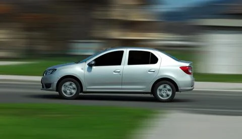 Moving car Stock Photos