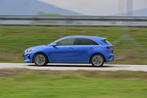 Moving car Stock Photos