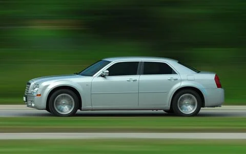 Moving car Foto stock