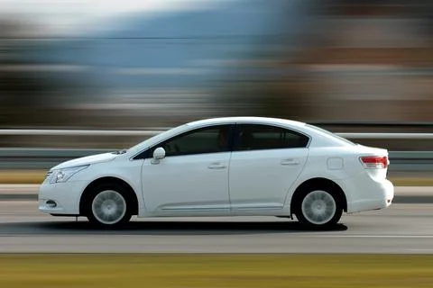Moving car Stock Photos