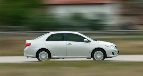 Moving car Fotos Stock