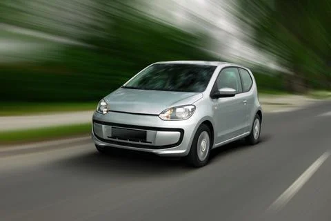 Moving car Fotos Stock