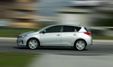 Moving car Stock Photos