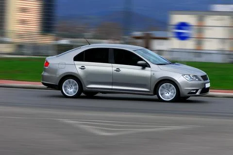 Moving car Stock Photos