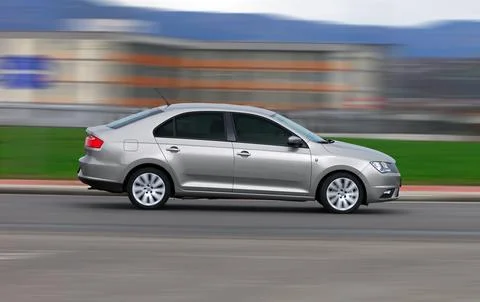 Moving car Stock Photos
