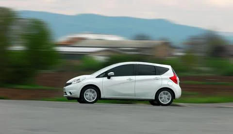 Moving car Stock Photos