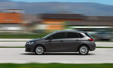 Moving car Stock Photos