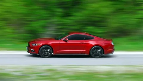 Moving car Stock Photos