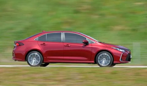 Moving car Stock Photos