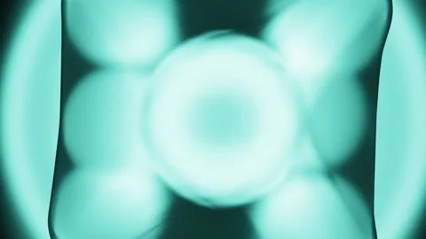 Moving cells of an unknown alien organism. Design. Concept of extraterrestrial Video stock 257038615