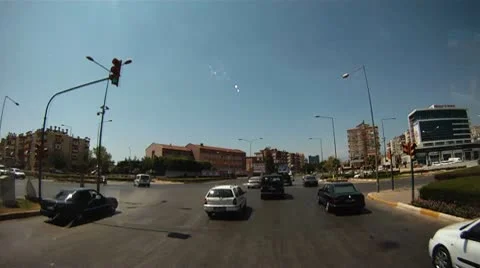 Moving in center Antalya 動画素材 10017611