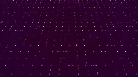 Moving chip in computer board. Animation. Virtual circuit with moving electrons Video stock 161034266