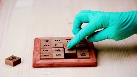 Moving chips in a board game 15. Stock Footage 141005288