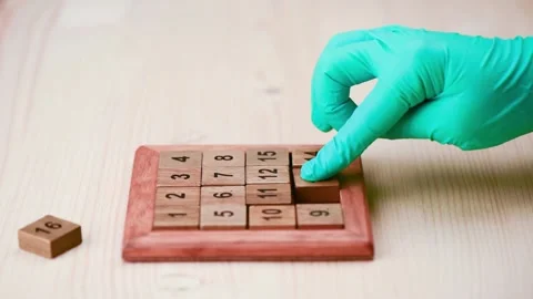 Moving chips in a board game 15. Stock Footage 141005429