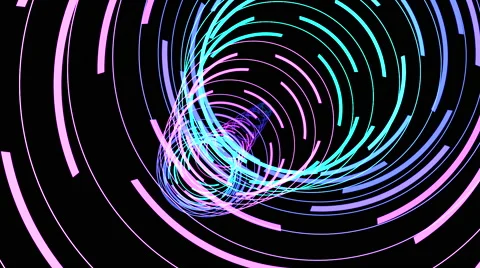 Moving circle pattern Stock Footage 52131156