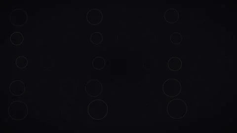 Moving circles on a dark background create a simple visual effect Stock Footage 337233665