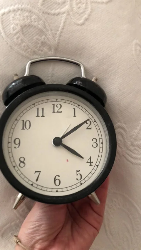 Moving Clock Hands Close-Up Action Stock-Footage 333582519