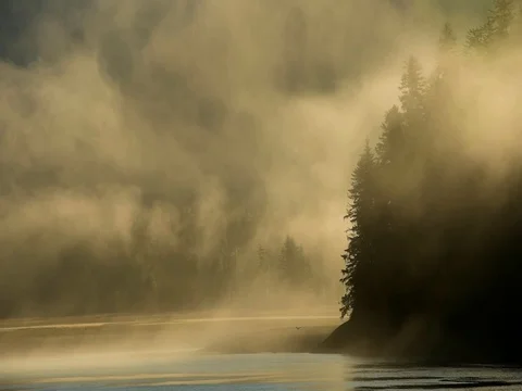 Moving cloud in Alaska Stock Footage 80896509