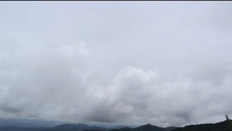 Moving cloud over mountain time lapse Stock Footage 112781596