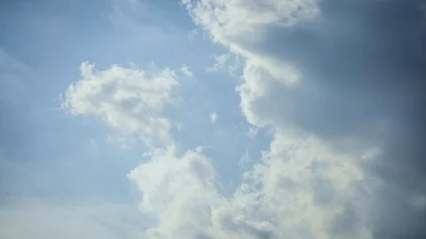 Moving clouds 02, timelapse shot Stock Footage 86206363