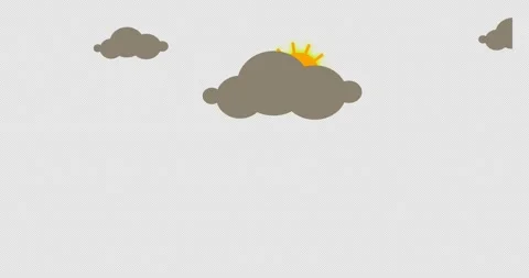 Moving clouds 1 Stock Footage 305147336