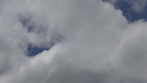 Moving Clouds and Blue Sky -  Time Lapse speed 10x Stock Footage 71764109