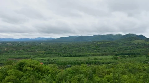 Moving clouds and blue sky time lapse at Doi Luang Chiang Dao Video stock 92110063