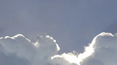 Moving clouds and blue sky.4k video Video stock 92513219