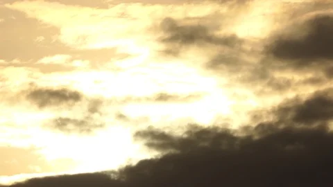 Moving clouds and evening sun.4k video Stock Footage 92911307