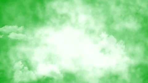 Moving clouds and fog motion graphics with green screen background Stock Footage 148562291