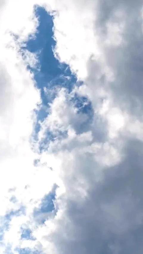 Moving clouds, animated, timelapse, slow, moody, time lapse Stock Footage 314983857