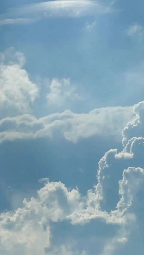 Moving clouds, animated, timelapse, slow, moody, time lapse Stock Footage 314983874