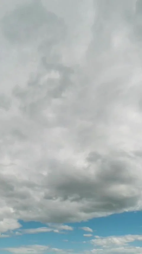 Moving clouds, animated, timelapse, slow, moody, time lapse Stock Footage 314983875
