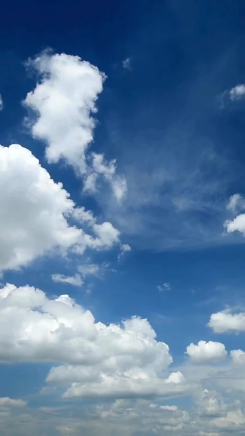Moving clouds, animated, timelapse, slow, moody, time lapse Stock Footage 314983878