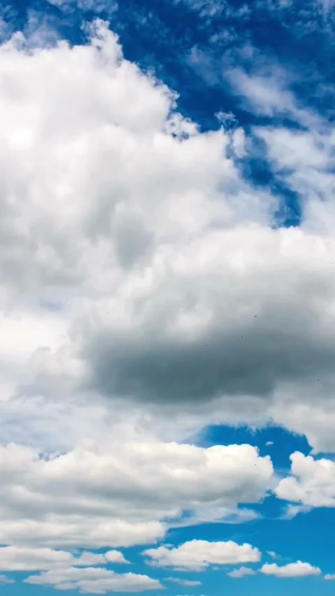 Moving clouds, animated, timelapse, slow, moody, time lapse Stock Footage 314983892