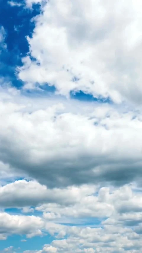 Moving clouds, animated, timelapse, slow, moody, time lapse Stock Footage 314983898