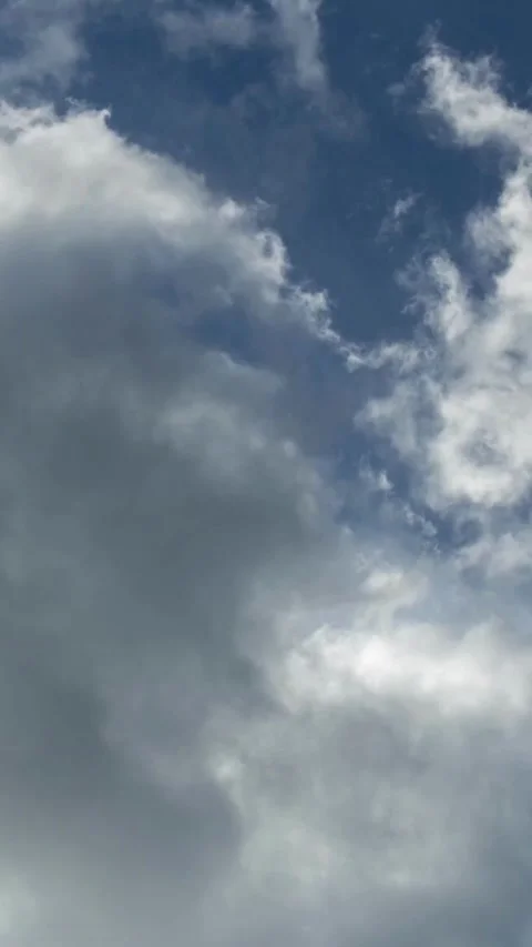 Moving clouds, animated, timelapse, slow, moody, time lapse Video stock 314983944