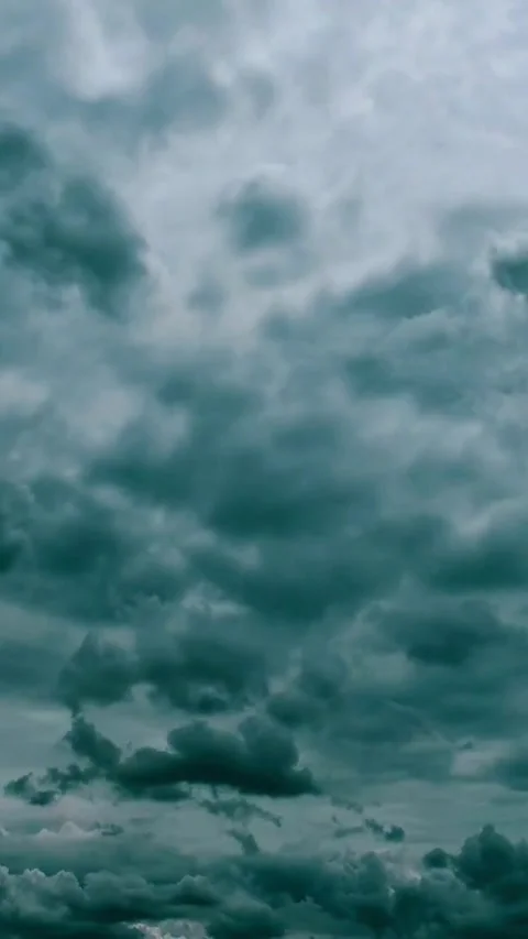 Moving clouds, animated, timelapse, slow, moody, time lapse Stock Footage 314983954