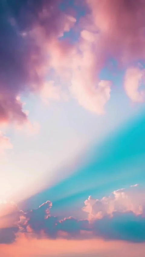Moving clouds, animated, timelapse, slow, moody, time lapse Stock Footage 314983965