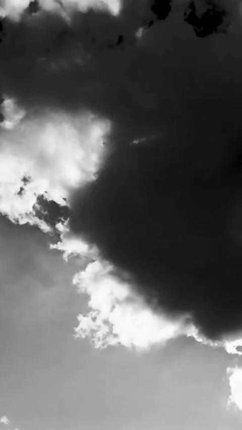 Moving clouds, animated, timelapse, slow, moody, time lapse Stock Footage 314983986