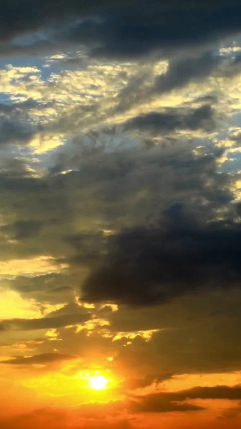 Moving clouds, animated, timelapse, slow, moody, time lapse Vidéo 314983991