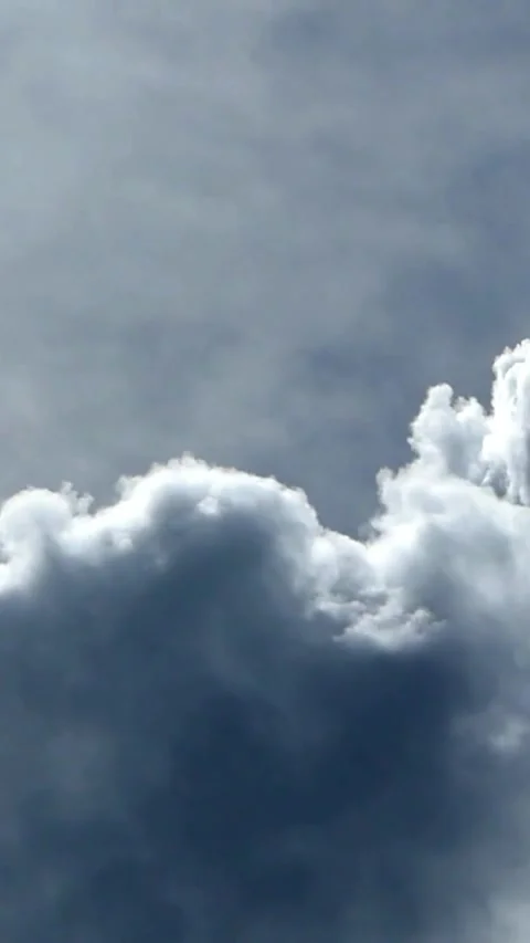 Moving clouds, animated, timelapse, slow, moody, time lapse Stock Footage 314984005