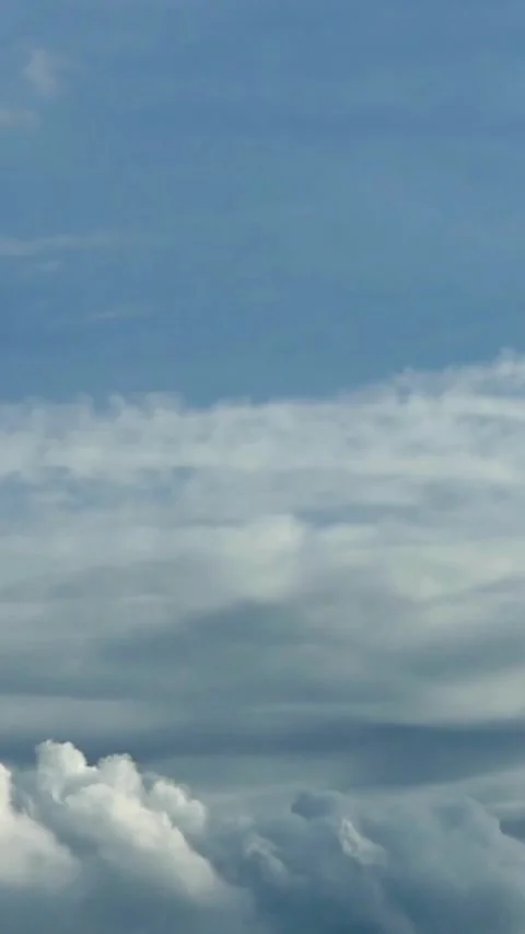 Moving clouds, animated, timelapse, slow, moody, time lapse Stock Footage 314984029