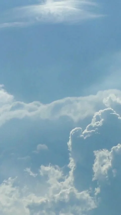 Moving clouds, animated, timelapse, slow, moody, time lapse Stock Footage 314984034