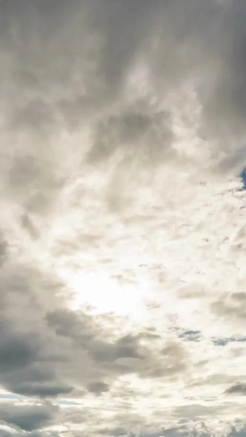Moving clouds, animated, timelapse, slow, moody, time lapse Stock Footage 314984036