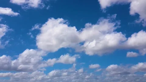 Moving clouds background with blue sky. Stock Footage 170372922