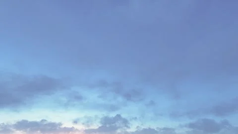 Moving Clouds In The Background Of The Sky Stock-Footage 265405936